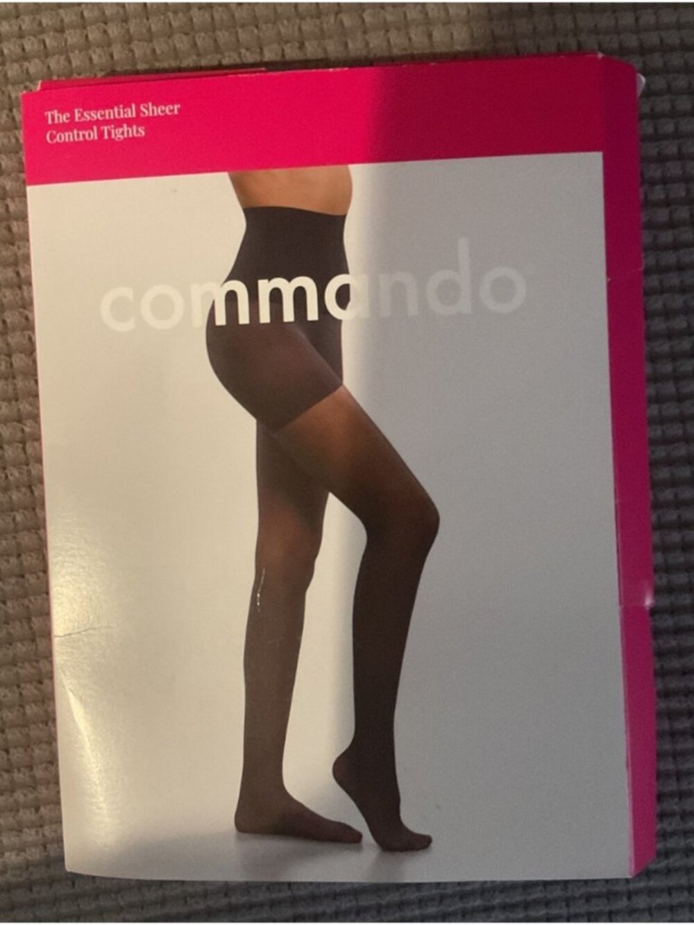 Commando Black SZ S The Essential Sheer Control Tights HK10T01 Nordstrom NEW